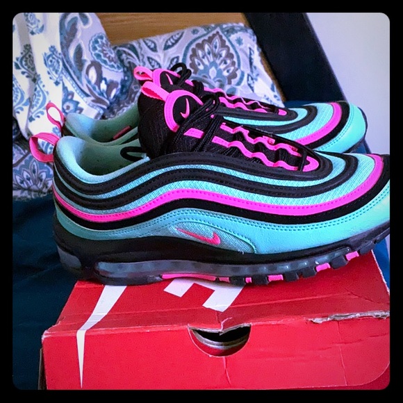 air max 97 turquoise and pink